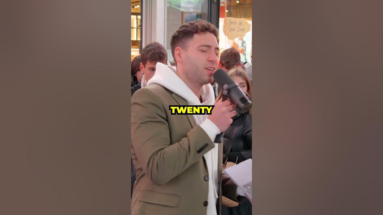 Pretending I Can't Sing In Public And Then Surprising Everyone😱 "lucky