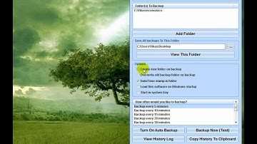Automatic Folder Backup Software