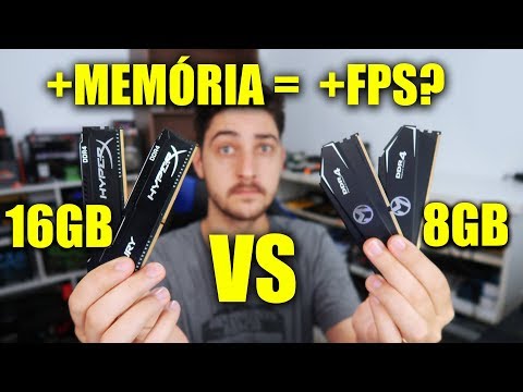 Vídeo: Existe muita diferença entre 8 gb e 16 gb de RAM?