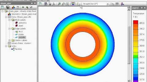QuickField Sample Problem: Steam pipe
