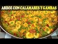 ARROZ CON CALAMARES Y GAMBAS  | Recetas de Cocina