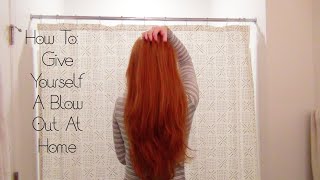 How To: Blow Dry Long Hair at Home (At Home Blow Out Easy)