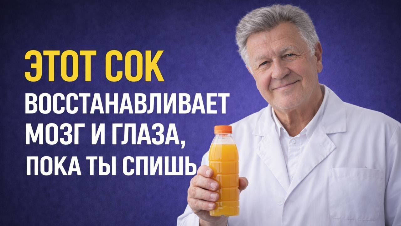 Секрет, который скрывали врачи: простой напиток для зрения и памяти после 50