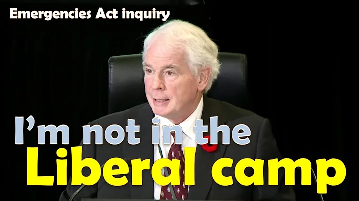 "Im not in the Liberal camp," says Commissioner Ro...