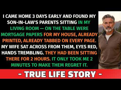 Video I Came Home 3 Days Early And Found My Son-In-Law's Parents Already There —My Wife Was In Tears And I