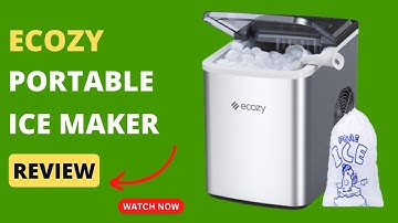 ecozy Portable Ice Maker: Countertop Chilling, Simplified! | Review