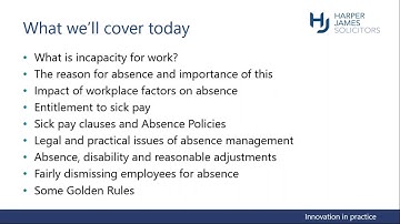 How To Manage Employee Sickness Absence
