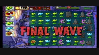 Plants Vs Zombies | Gameplay Survival day | PvZ mod menu Episode 009