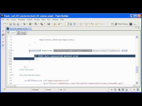 Flex in a Week :: v3 07 Implementing Two way data binding