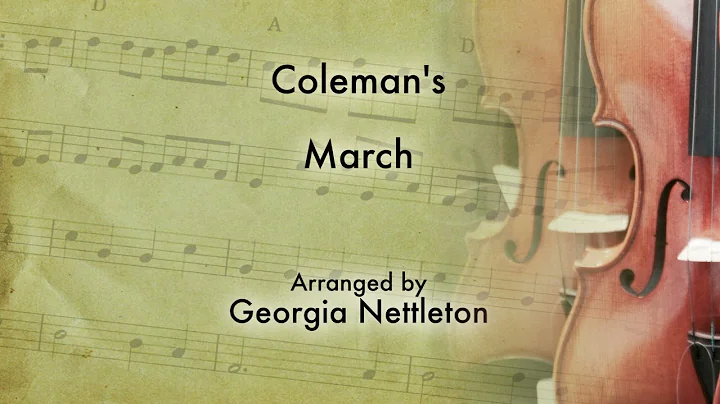 Coleman's March - harmony strings American fiddle arrangement - sheet music available