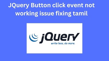 jquery click event not working issue fixing | De vicky | JQuery