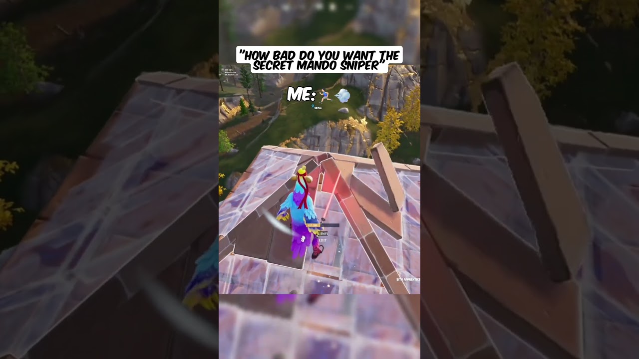 That mando sniper is OP 😭😂 