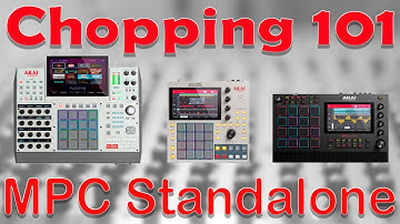 Akai MPC Tutorial Beginner 101. Chopping samples in the MPC standalone. The 4 Main Options.
