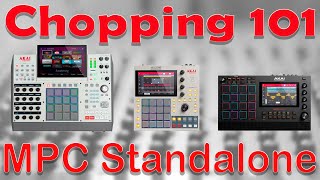 Akai MPC Tutorial Beginner 101. Chopping samples in the MPC standalone. The 4 Main Options.