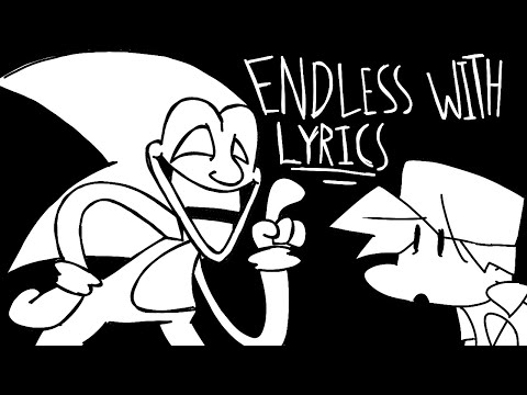 ENDLESS with Lyrics! - Friday Night Funkin' Sonic.exe Mod