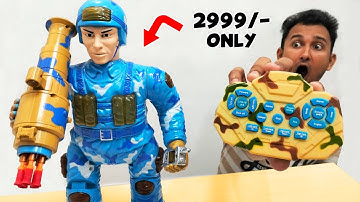RC Programmable Robot AI Soldier Unboxing & Testing | Remote Control Robotic Army Soldier Toy