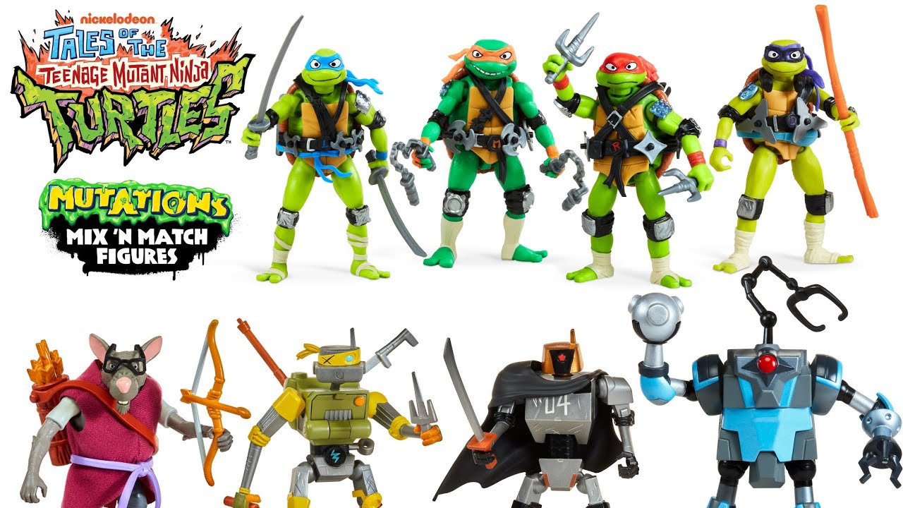 TOY REPORT! NEW Tales of the Tmnt (2024) Toys Mix n Match Figures