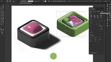3D tool 3D Sushi - Adobe Illustrator