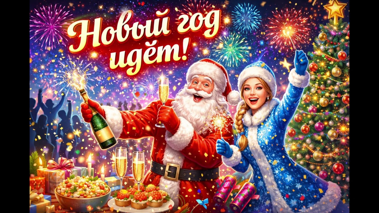 Новогодний хит. Зажигательная песня про Новый Год. 888esa888 #музыка #новыйгод