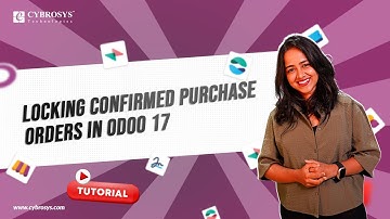 #6 How to Lock Confirmed Purchase Orders in Odoo 17 | Odoo 17 Purchase | Odoo 17  Tutorials