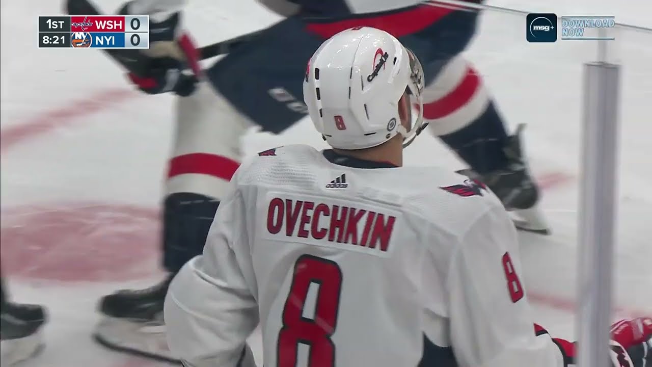 Alex Ovechkin'S Big Hit Against Aho From Islanders (29 Dec 2023.