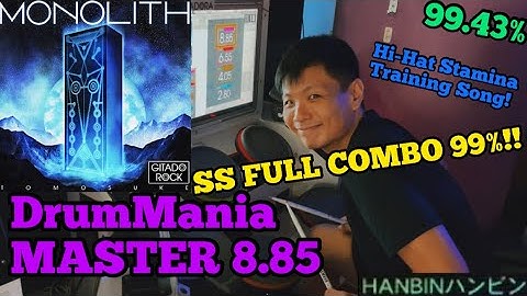 GITADORA【ギタドラ】MONOLITH -GITADOROCK ver.- (DrumMania Master) SS FULL COMBO!!
