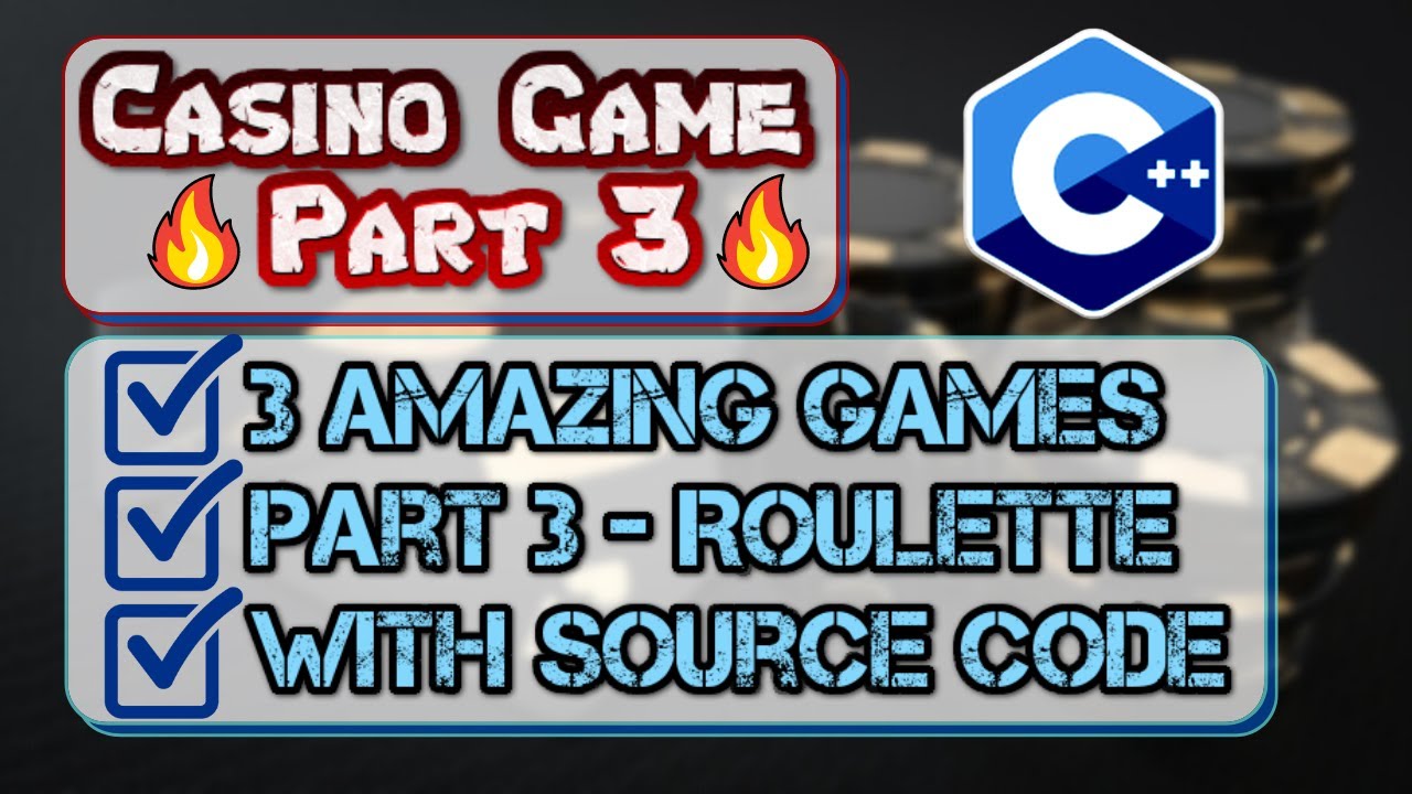 Amazing C++ Project for Beginners | The Casino Game |3 Games In One ...