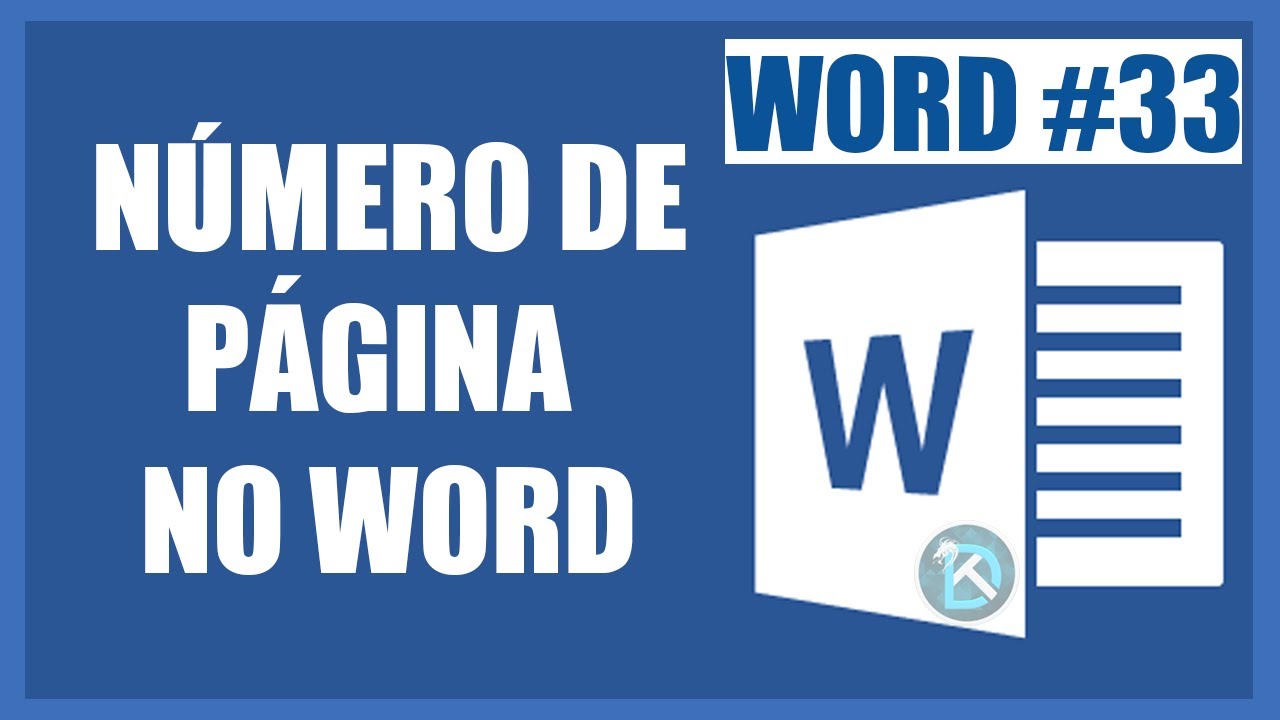 Como ADICIONAR ou REMOVER o Número de Página no Microsoft Word - YouTube