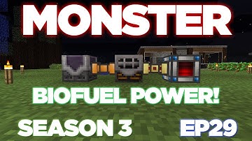 Tdubz - FTB Monster S3E29: Biofuel Energy Tutorial! Quickie!