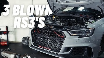 3 BLOWN RS3 ENGINES! WHY?