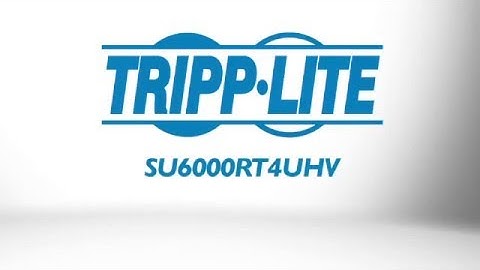 Tripp Lite SU6000RT4UHV SmartOnline UPS System