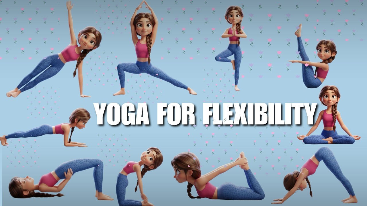 Yoga for Kids 🌈 18 Fun Yoga Poses for Flexibility, Balance & Strength ...