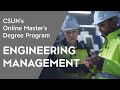 M.S. in Engineering Management at CSUN