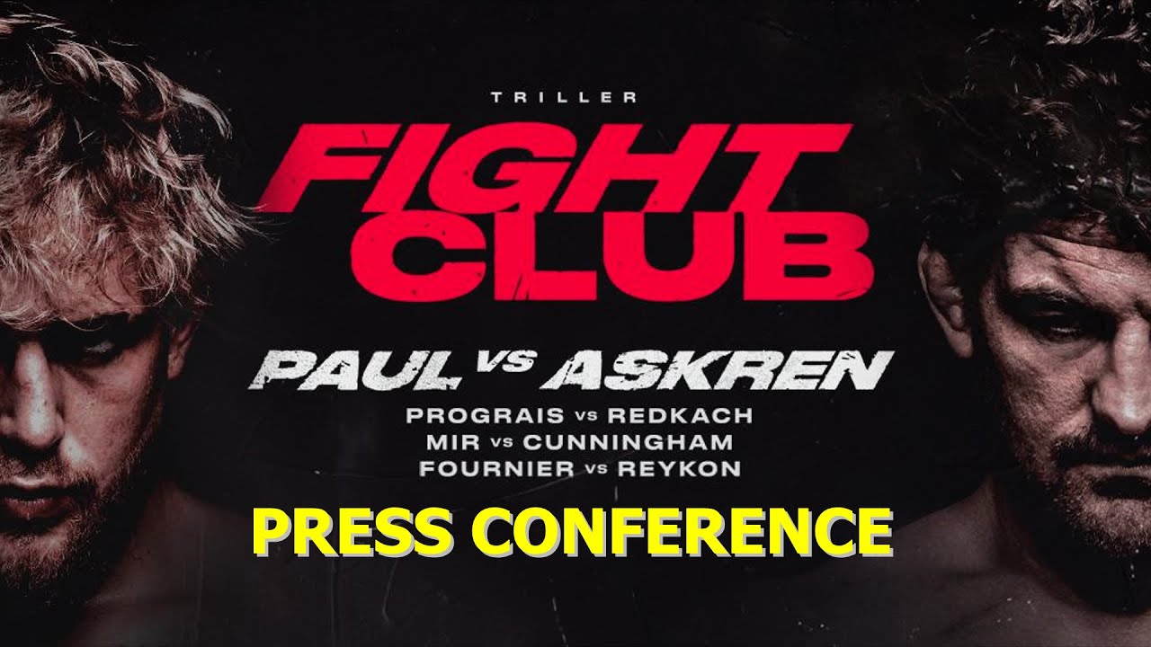 Jake Paul & Ben Askren OFFICIAL PRESS CONFERENCE & FACE-OFF -