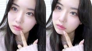 내추럴 핑크 ₊˚⊹♡ 여름 쿨톤 메이크업 | daily make up