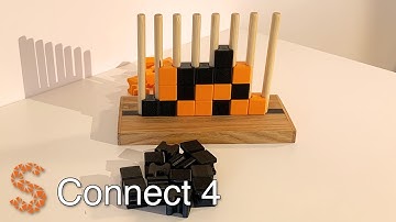 Make a Connect 4 Game with Wood and 3D printing