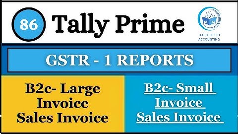 Mastering B2C Large and Small Consumer Sales Invoices in Tally Prime [Advanced Accounting]