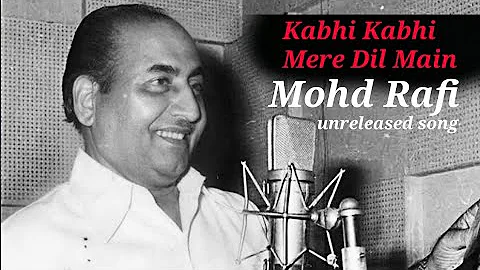 Kabhi kabhi Mere Dil Main || Mohammad Rafi|| #coverai