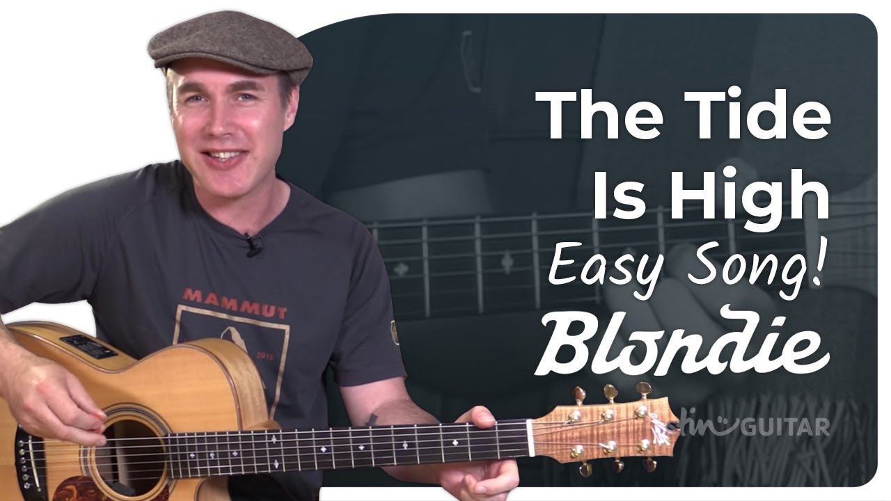 Tide Is High Blondie Very Easy 3 Chord Beginner Guitar Lesson Tutorial Bs 128 Youtube