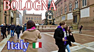 BOLOGNA Italy - January 2023 - 4K 60fps HDR Walking