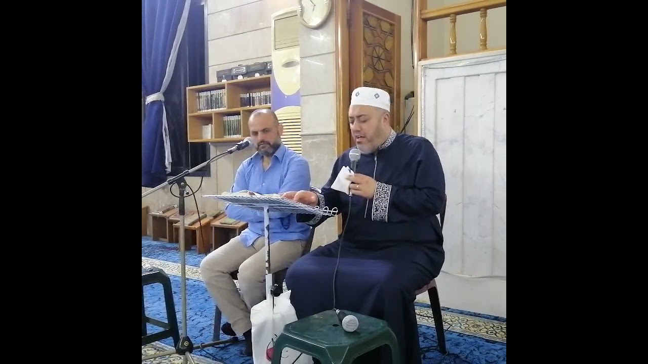 صببت دموعا يشهد الحزن أنها ... أتت من فؤاد بالغرام متيم - المنشد الشيخ خليل بنشي 12 / 11 / 2022