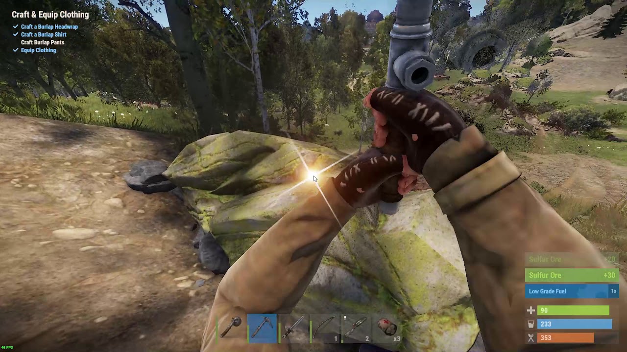 rust| solo gameplay |no comentery| comp run and base extention - YouTube