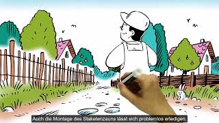 Produktvideo Staketenzaun Und Beeteinfassungen