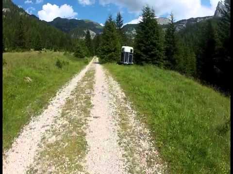 CLIP 01 PIAN TREVISAN FERRATA IN MTB VERSO PIAN DE SCALET