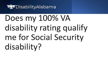 Does a 100% VA disability automatically qualify me for Social Security disability?