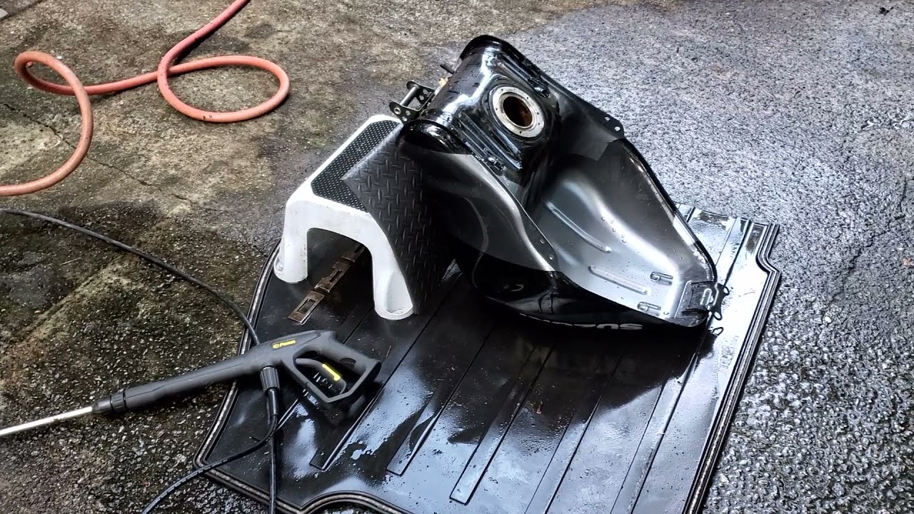 Step 1 cleaning metal gas petrol tank motorcycle car atc truck jeep