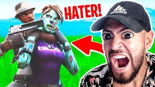 12 jähriger hater beleidigt mich... aber wird zum fan nach 1vs1 in fortnite !