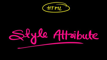 HTML style attribute | how to write inline css
