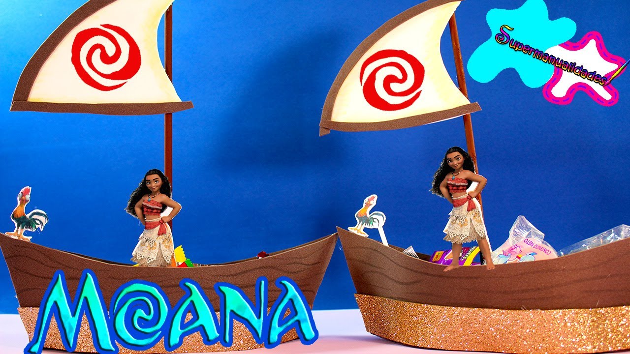 Dulcero de MOANA/VAIANA (fácil y pocos materiales) 🌸SUPERMANUALIDADES🌸