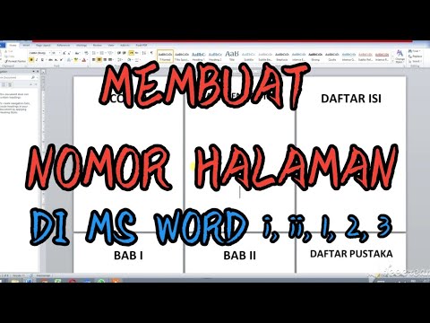 Membuat Halaman Berbeda dalam Satu file Word 